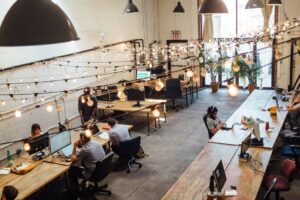 Co-working space to use as team building for remote employees